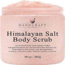 QQcute Naturals Himalayan Salt Body Scrub Great Gift for Women - 10 oz (Pack of 2)